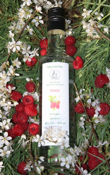 Waldi 40 % Vol., Himbeer-Spirituose
