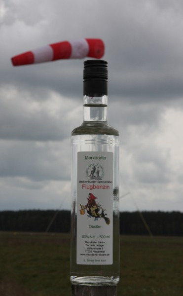 Flugbenzin 83% Vol Obstler-Birne