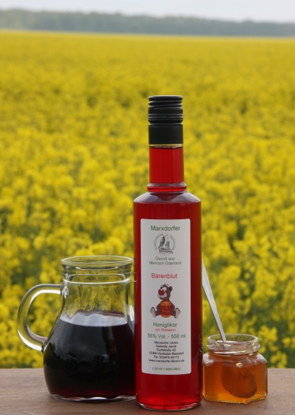 Bärenblut 56 % Vol Honiglikör m.Rotwein