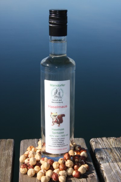 Haselmaus 40 % Vol Haselnuß-Spirituose