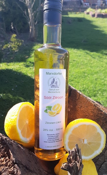 Sööt Zitroon 28 % Zitronenlikör