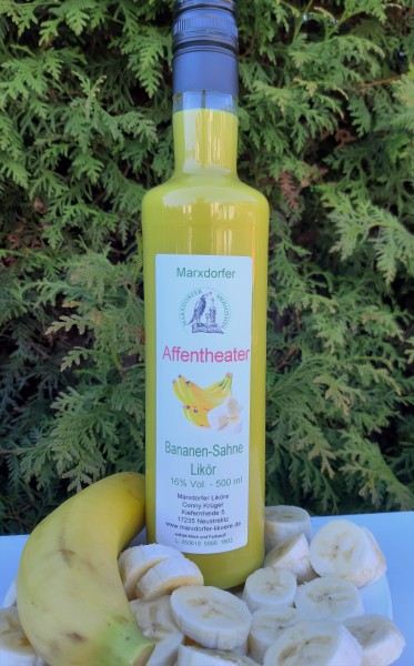 Affentheater 16% Sahne-Banane-Likör