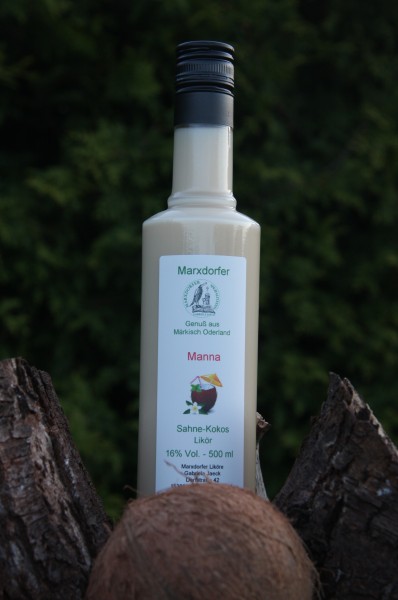 Manna 16 % Vol. Kokos-Sahne-Likör