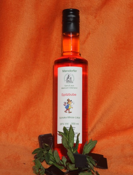 Spitzbube 28%Vol. Schoko-Minze-Likör