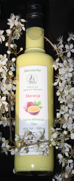Maranja 16%Vol. Sahne-Maracuja-Likör