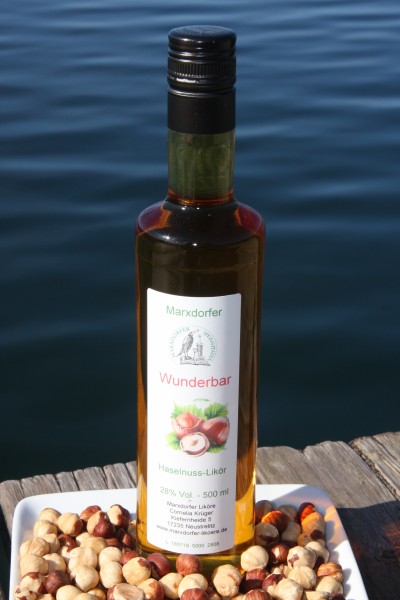 Wunderbar 28%Vol. Haselnußlikör