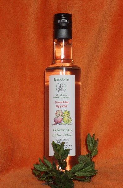 Druschba 42 % Vol. Pfefferminzlikör