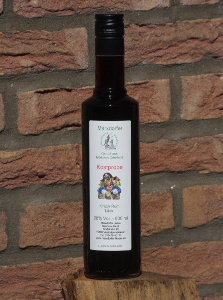 Kostprobe 28%Vol Kirsch-Rum-Likör