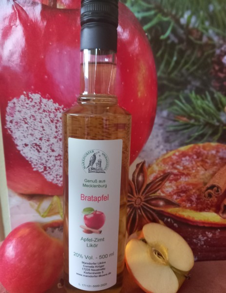 Bratapfel 20 % Vol. Apfel-Zimt-Likör